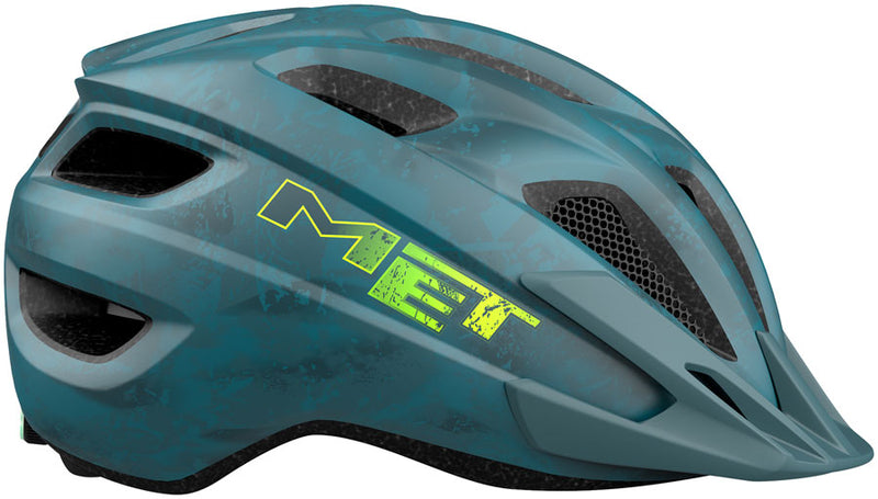Load image into Gallery viewer, MET Crackerjack Youth Helmet - Petrol Matte, One Size
