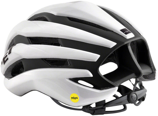 MET Trenta MIPS Road Tri/TT Helmet In-Mold EPS Matte/Glossy White/Black, Large