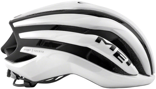 MET Trenta MIPS Road Tri/TT Helmet In-Mold EPS Matte/Glossy White/Black, Medium