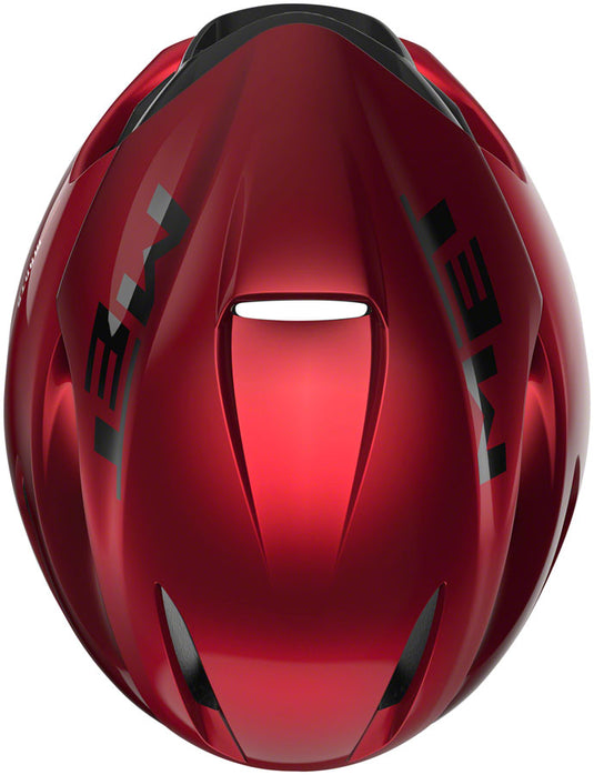 MET Manta MIPS Tri/TT Helmet In-Mold Fidlock Buckle Glossy Red Metallic, Medium