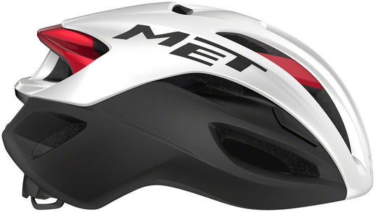 MET Rivale MIPS Road Tri/TT Helmet Matte/Glossy White/Black/Red Metallic Small