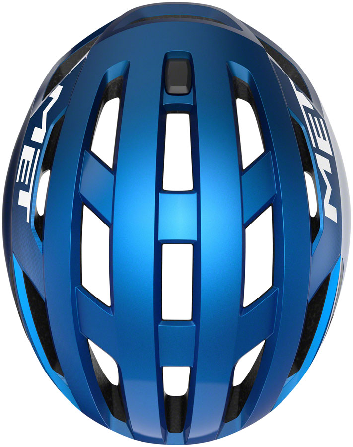 Load image into Gallery viewer, MET Vinci MIPS Road Helmet In-Mold Safe-T DUO Fit Glossy Blue Metallic, Medium

