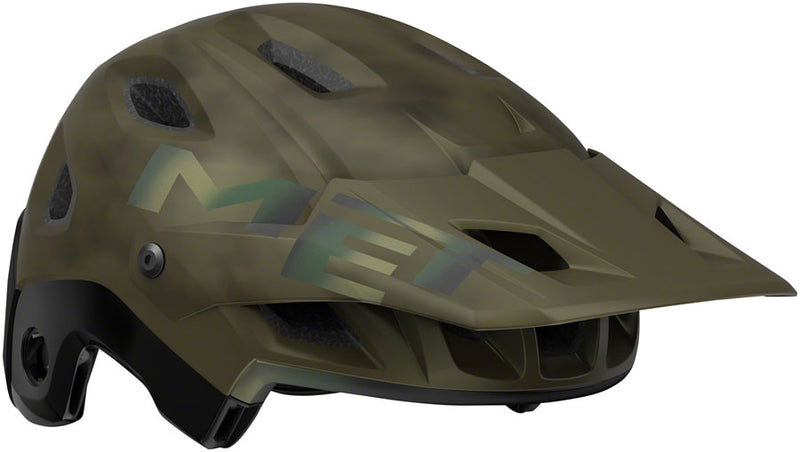 Load image into Gallery viewer, MET Parachute MCR MIPS Full Face Helmet In-Mold EPS Matte Kiwi Iridescent Small
