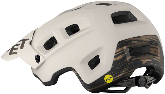 MET Terranova MIPS Mountain Helmet Safe-T DUO Fit Matte Off-White/Bronze, Small