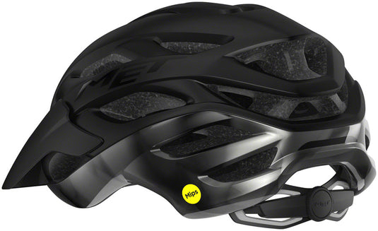 MET Veleno MIPS MTB Helmet In-Mold Safe-T Upsilon Fit Matte/Glossy Black, Large