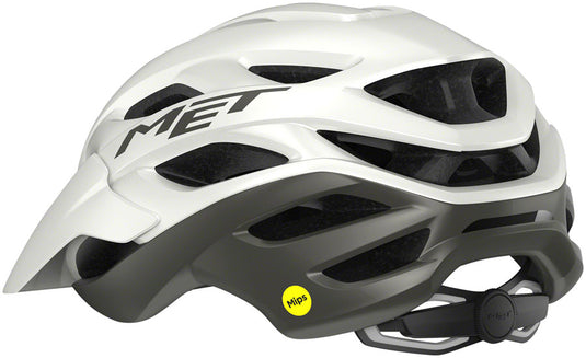 MET Veleno MIPS MTB Helmet In-Mold Safe-T Upsilon Fit Matte White/Gray, Medium