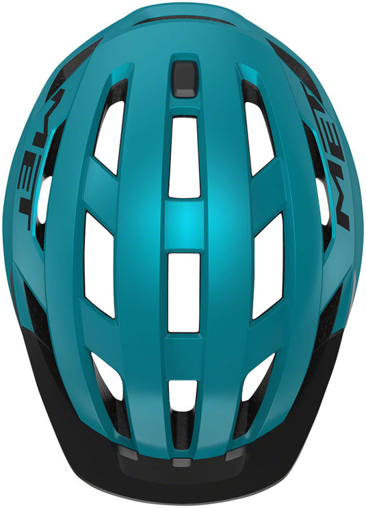 MET Allroad MIPS-C2 Helmet In-Mold Safe-T E-DUO Fit Light Matte Teal Blue Small
