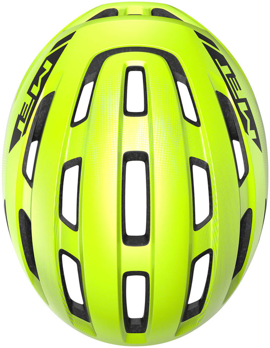 MET Miles MIPS Helmet Safe-T Twist 2 Fit Glossy Fluorescent Yellow, Small/Medium