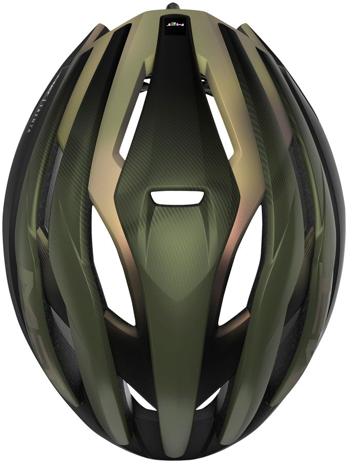 Load image into Gallery viewer, MET Trenta MIPS Road Tri/TT Helmet Safe-T Orbital Matte Olive Iridescent, Large
