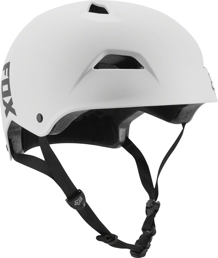 Load image into Gallery viewer, Fox Racing Flight Sport Adult BMX Dirt and Trail ABS Helmet White/Black, Small
