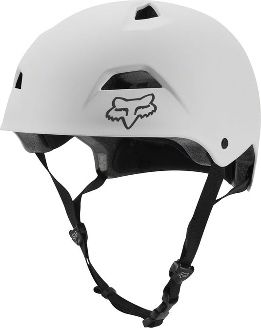 Fox-Racing-Flight-Sport-Helmet-Small-(52-54cm)-Half-Face-Adjustable-Buckle-White-HLMT1237-Bicycle-Helmets