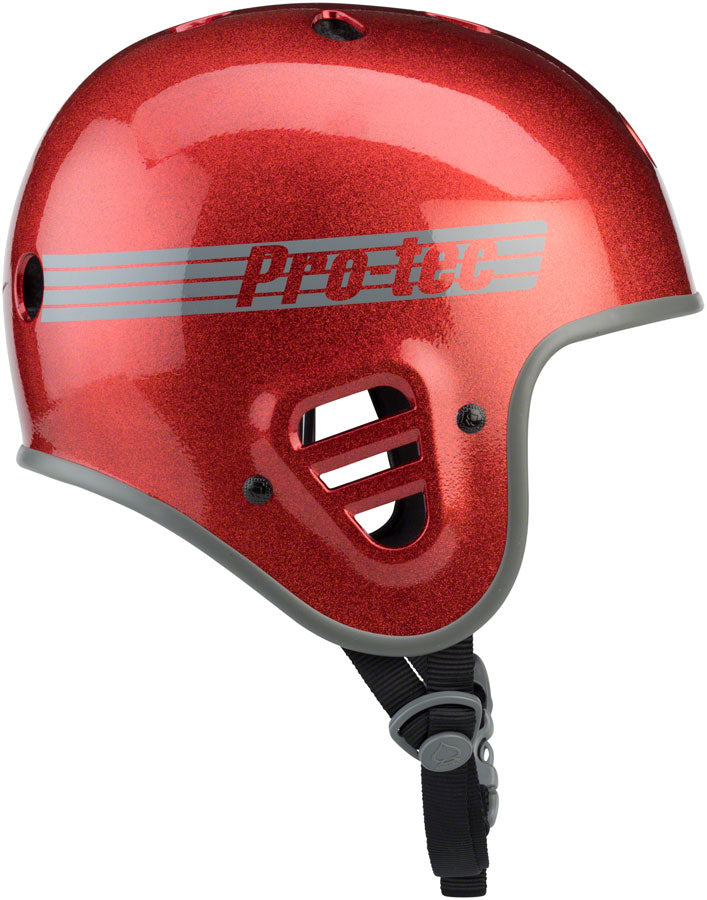Load image into Gallery viewer, ProTec Full Cut BMX/Skate Helmet ABS Hardshell EPS Core Liner Red Flake, Medium

