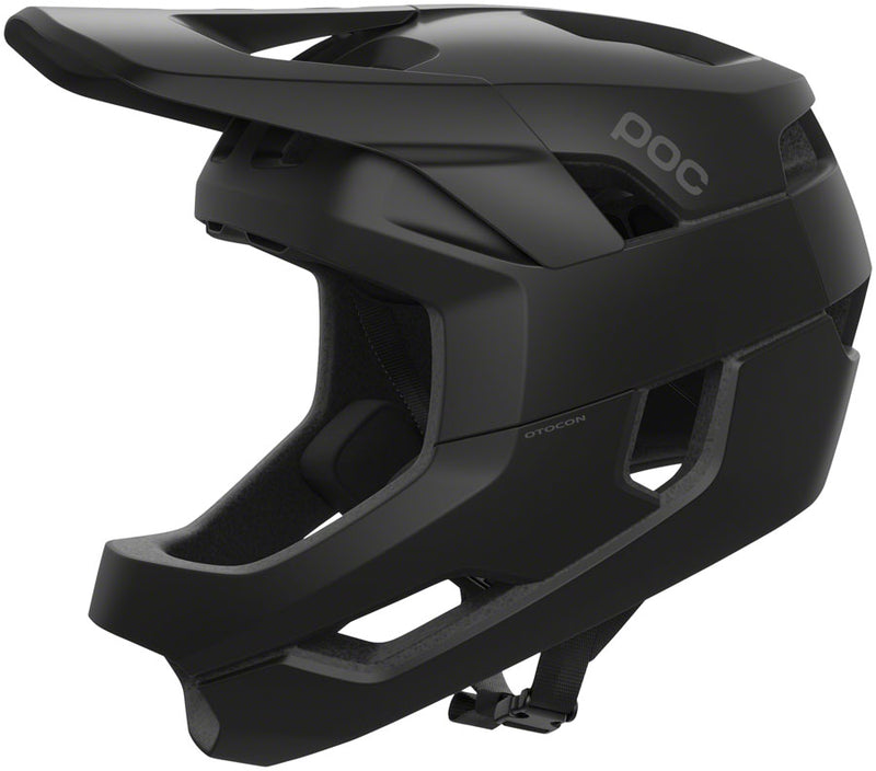 Load image into Gallery viewer, POC-Otocon-Helmet-X-Small-(48-52cm)-Full-Face--Detachable-Visor--Removable-Grill--Removable-Cheekpads--Race-Lock-Fit-Black_HLMT5461
