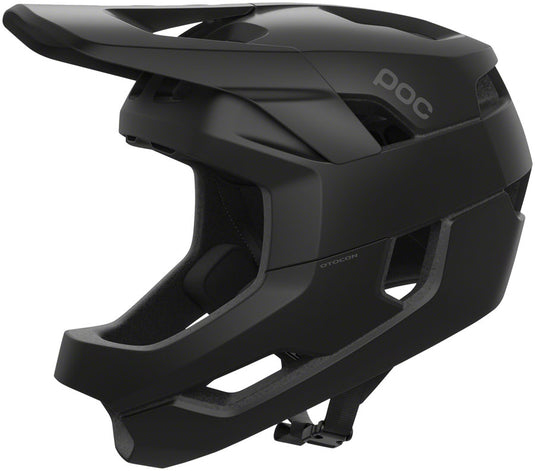 POC-Otocon-Helmet-Medium-(55-58cm)-Full-Face-Detachable-Visor-Removable-Grill-Removable-Cheekpads-Race-Lock-Fit-Black-HLMT5454-Bicycle-Helmets