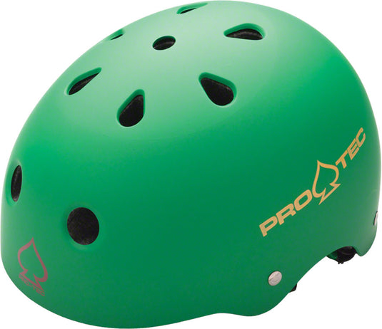 Pro-tec-Classic-Helmet-Large-(58-60cm)-Half-Face-Adjustable-Fitting-Green-HE9826-Bicycle-Helmets