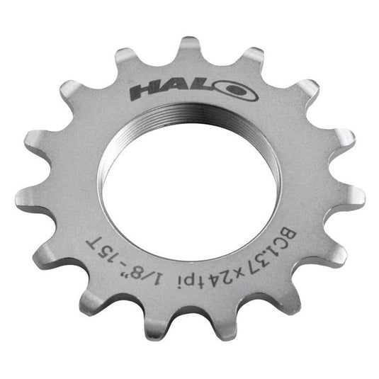 Halo Fixed Cog, 1/8", 15t, Silver