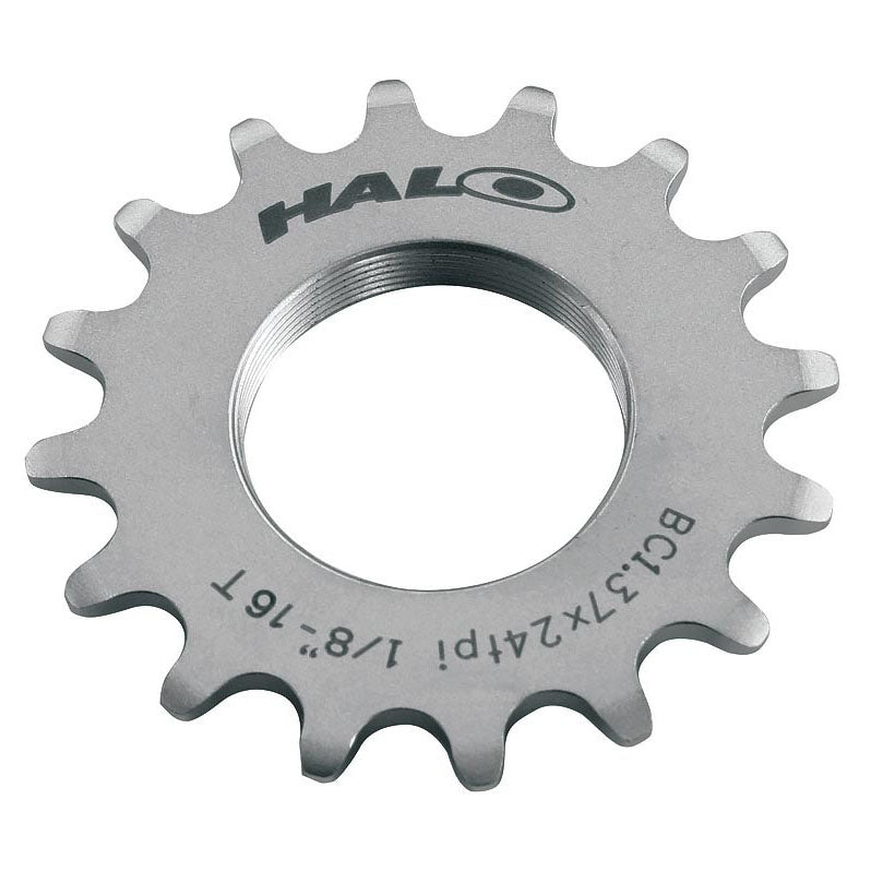 Load image into Gallery viewer, Halo Fixed Cog, 1/8", 16t, Silver
