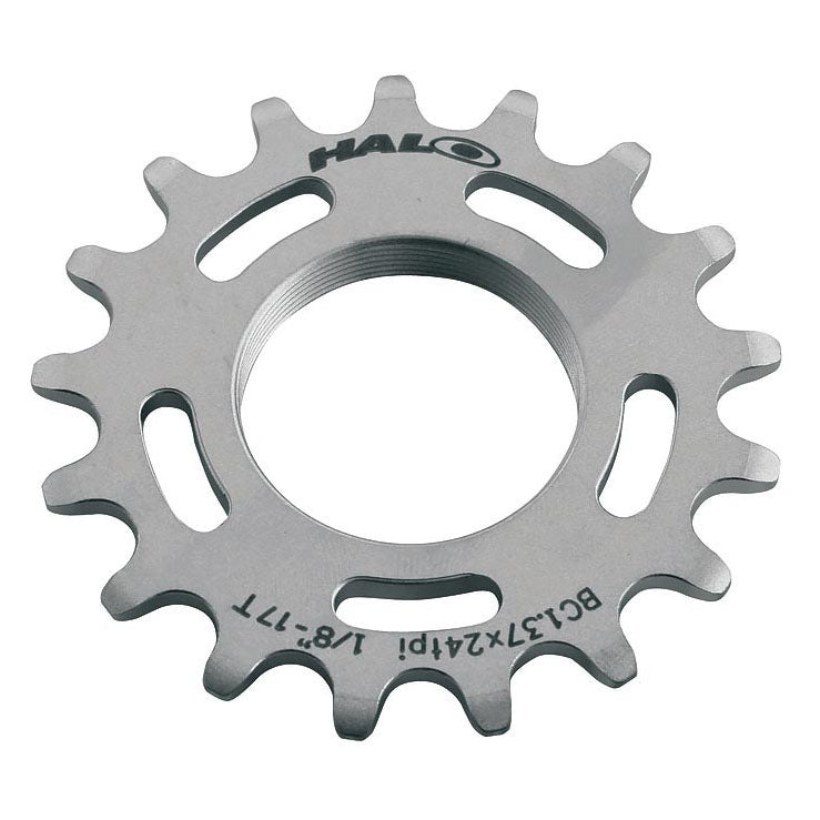 Load image into Gallery viewer, Halo Fixed Cog, 1/8", 17t, Silver
