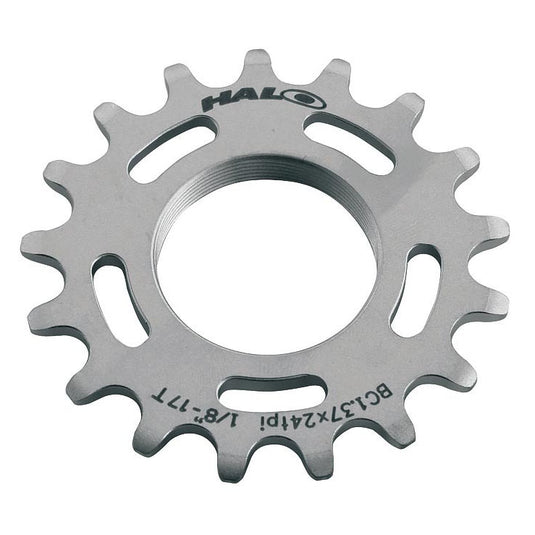 Halo Fixed Cog, 1/8", 17t, Silver