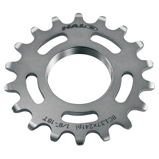 Halo Fixed Cog, 1/8", 18t, Silver