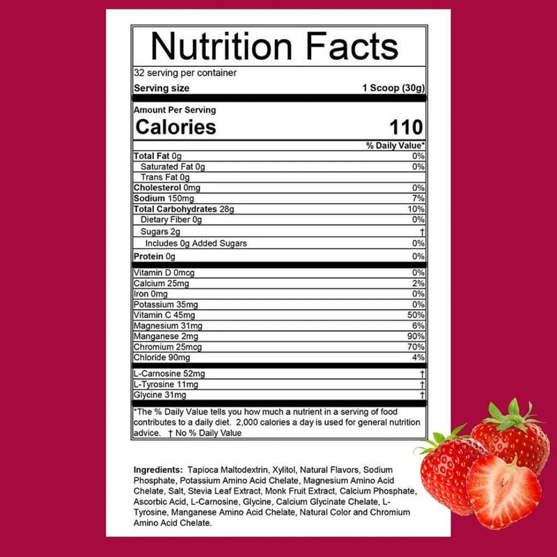 Load image into Gallery viewer, Hammer Nutrition Heed, Strawberry 2.0, 32 Servings
