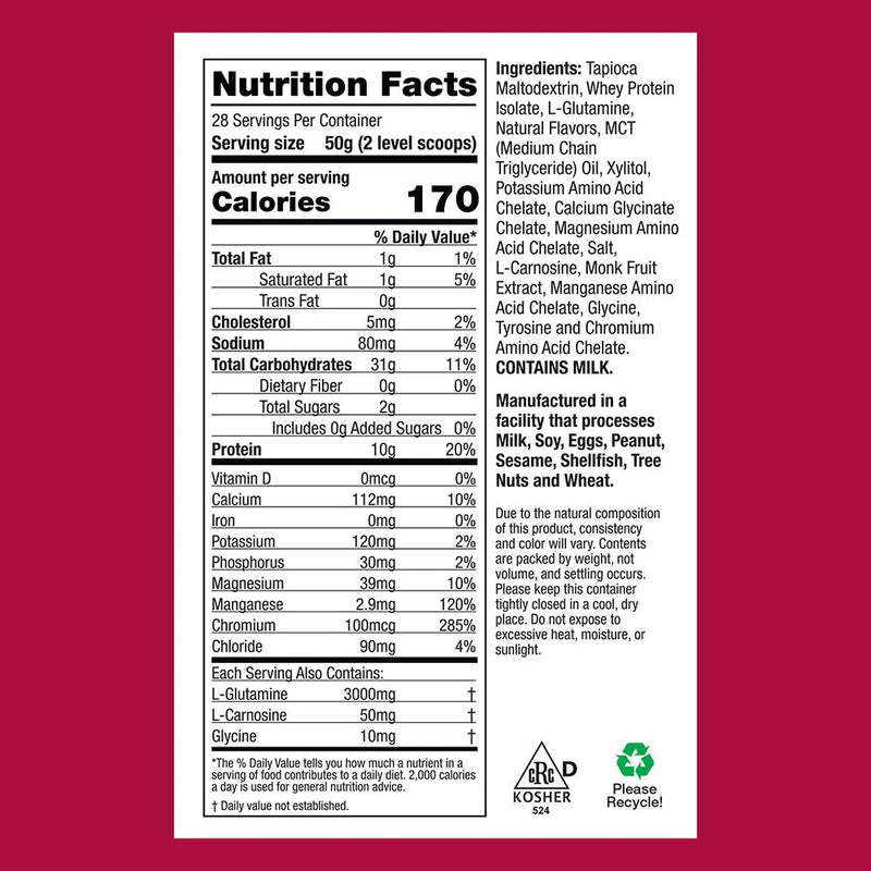 Load image into Gallery viewer, Hammer Nutrition Recoverite, Strawberry 2.0, 28 Servings
