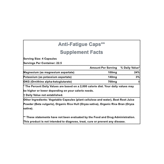 Hammer Nutrition Anti-Fatigue Caps, 90/Count