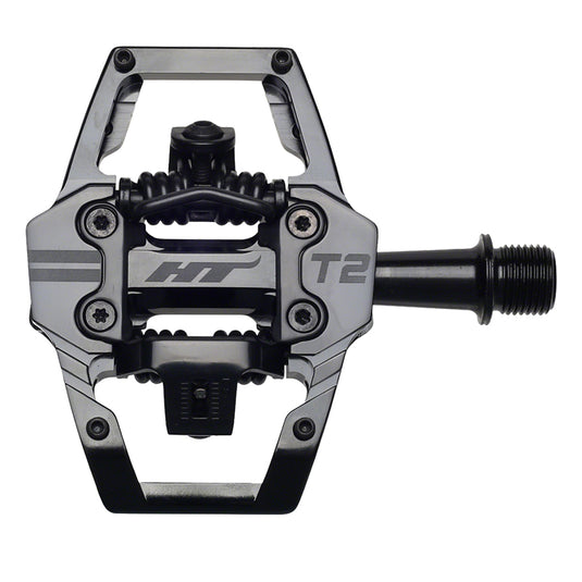 HT T2 Dual Sided Clipless Pedals Aluminum 9/16