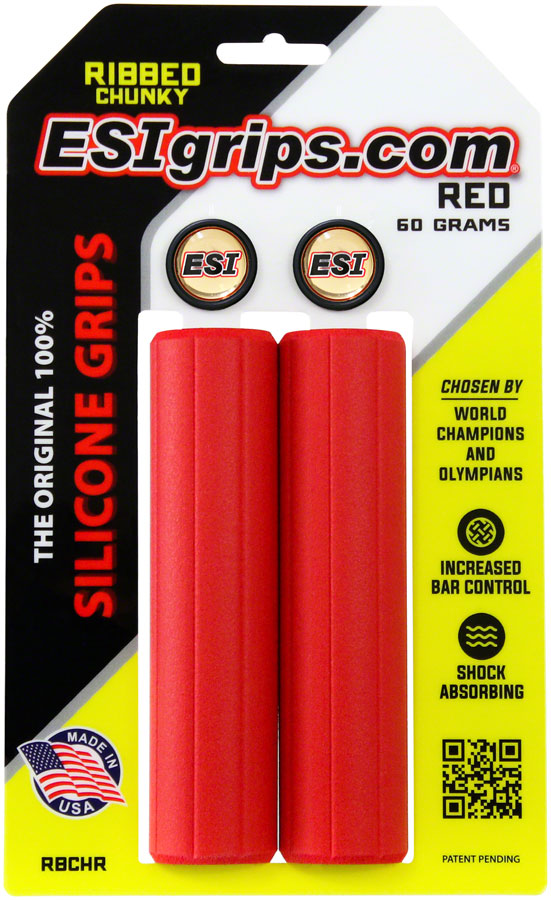 Load image into Gallery viewer, ESI-Ribbed-Chunky-Grips-No-130-Bicycle-Grips
