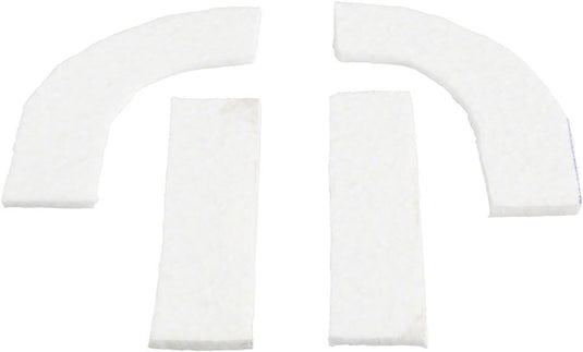 Jagwire Pro Anti-Vibration Handlebar Pad Set - eTPU Foam, For Drop Bars, White