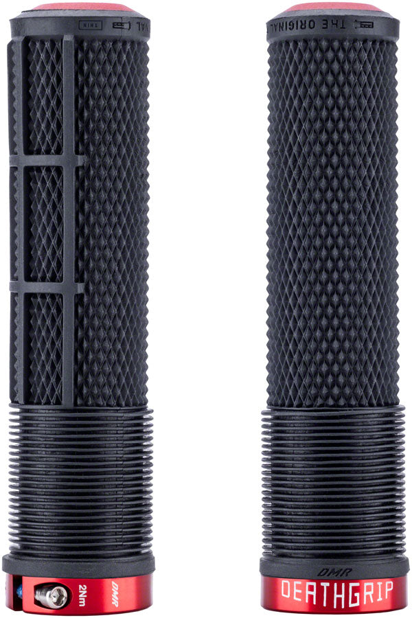 Typhoon Material DMR DeathGrip 2 Race Edition Lock-On MTB Grips - Soft Rubber Typhoon ...