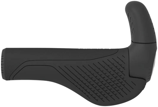 Ergon GS2 Evo Grips - Black/Gray, Lock-On, Large