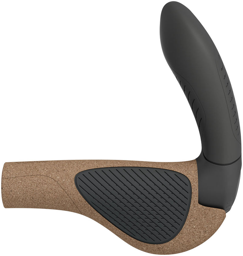 Load image into Gallery viewer, Ergon GP4 Evo BioKork Grips - Lock-On, Small, Black/Tan
