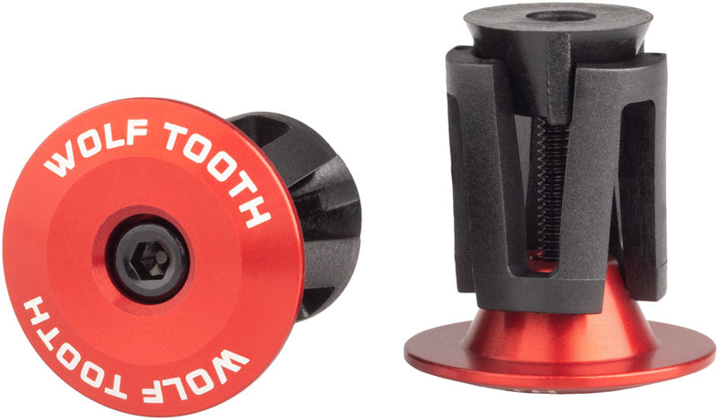 Load image into Gallery viewer, Wolf-Tooth-Alloy-Bar-End-Plugs-Bar-End-Plugs-BEPG0116
