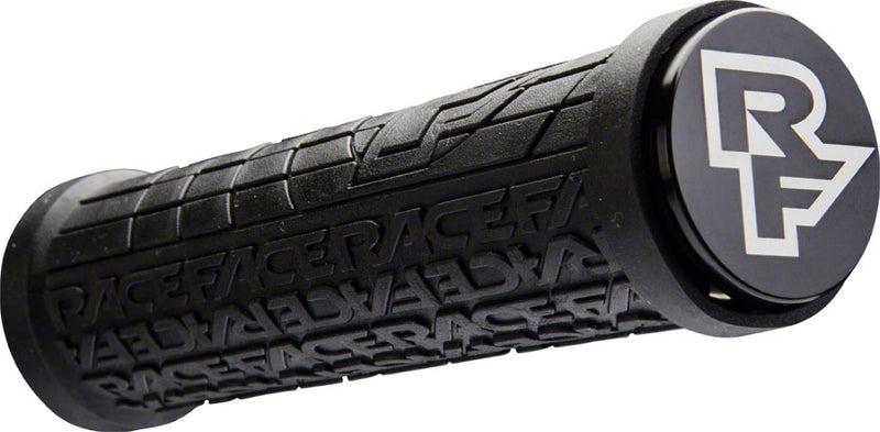 Load image into Gallery viewer, RaceFace Grippler Grips Black Lock-On 33mm Flangeless Bicycle Grip Double Lock
