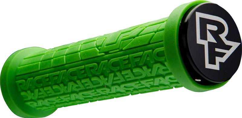 Load image into Gallery viewer, RaceFace Grippler Grips Green Lock-On 30mm Flangeless Bicycle Grip Double Lock
