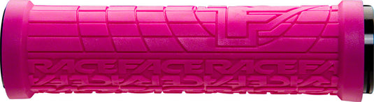 RaceFace Grippler Grips - Magenta, Lock-On, 30mm