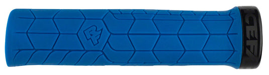 RaceFace Getta Grips - Blue, 33mm Low-Profile Grips Single Lock-On Clamp