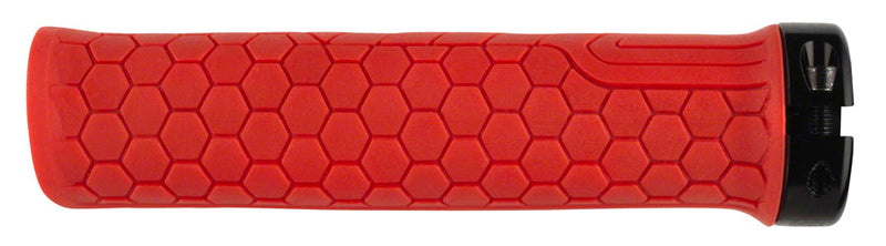 Load image into Gallery viewer, RaceFace Getta Grips - Red, 30mm Low-Profile Grips With Lock-On Collar
