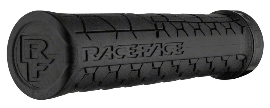 RaceFace Getta Grips - Black, Lock-On, 33mm Low-Profile Grips, Rubber Grips