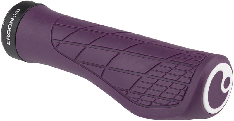 Load image into Gallery viewer, Ergon GA3 Grips - Purple Reign, Lock-On, Small
