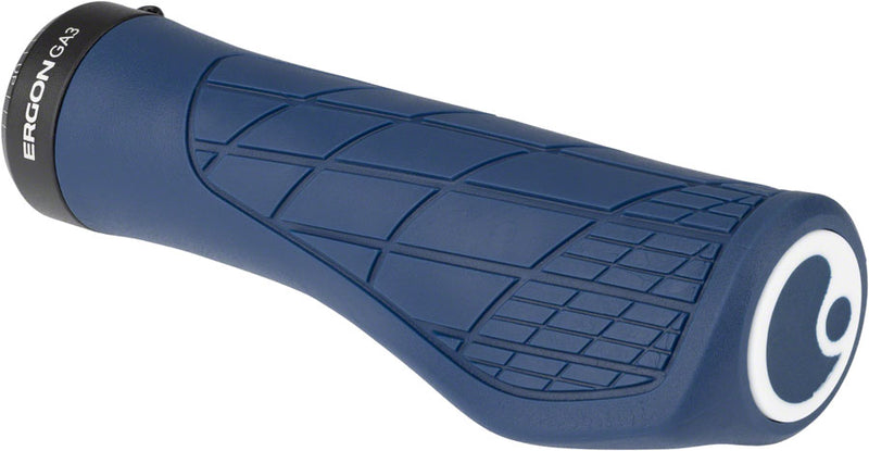 Load image into Gallery viewer, Ergon GA3 Grips - Nightride Blue, Lock-On, Large
