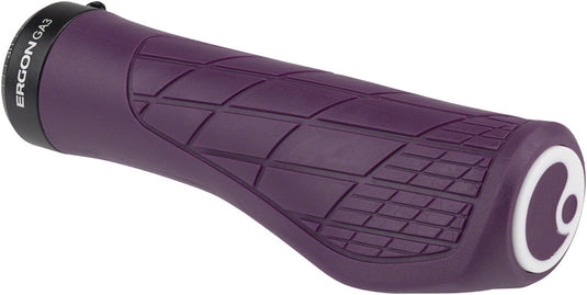 Ergon GA3 Grips - Purple Reign, Lock-On, Large