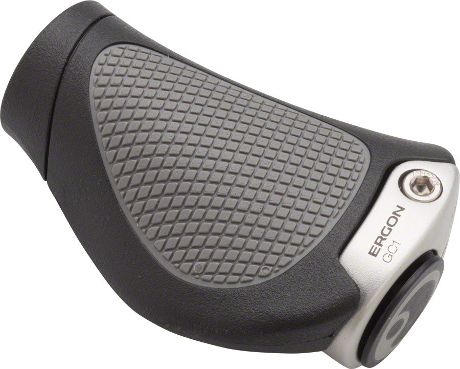 Ergon GC1 Lock-On Grips for Rohloff/Nexus (Black/Gray, Ergonomic) – 365 ...