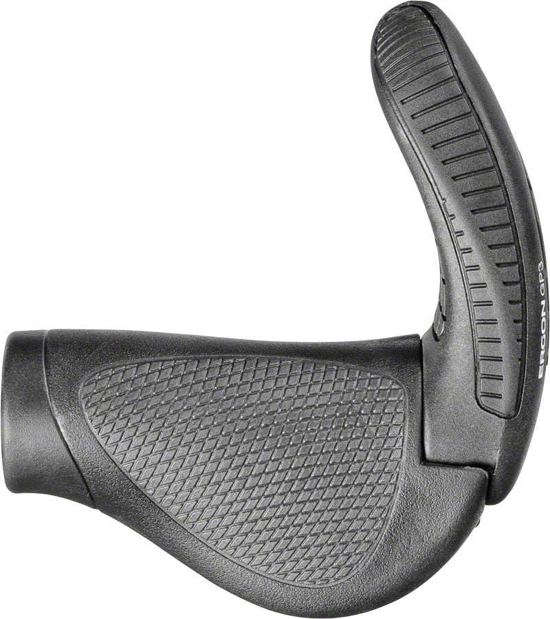 Ergon GP3 Lock-On Cycling Grip with Adjustable Palm Platform - Black ...