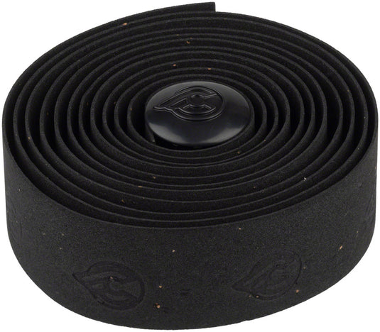Cinelli Cork Ribbon Handlebar Tape Black with Logo Plugs Natural Cork Grip for Drop Bars