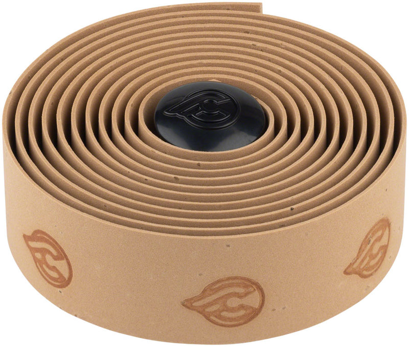Load image into Gallery viewer, Cinelli Cork Handlebar Tape Bundle Natural Tan Cork Road Bike Grip Tape with Included Plugs
