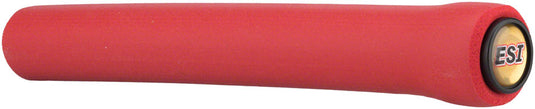 ESI XXL Chunky Grips Red, 8.25" Long, Round, Silicone Material
