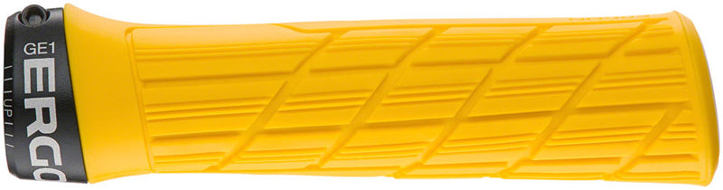 Load image into Gallery viewer, Ergon GE1 Evo Slim Grips - Yellow Mellow, Lock-On
