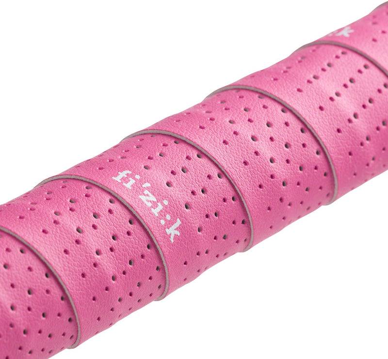 Load image into Gallery viewer, Fizik Tempo Microtex Classic Handlebar Tape Pink Perforated Leather Like Texture
